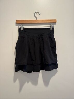 FootJoy Layered Black Activewear Skort